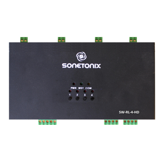 Sonetonix LC-RL-4-W Manuals