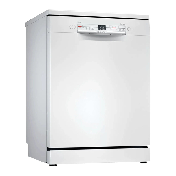 Bosch SMS2ITW03Z User Manual