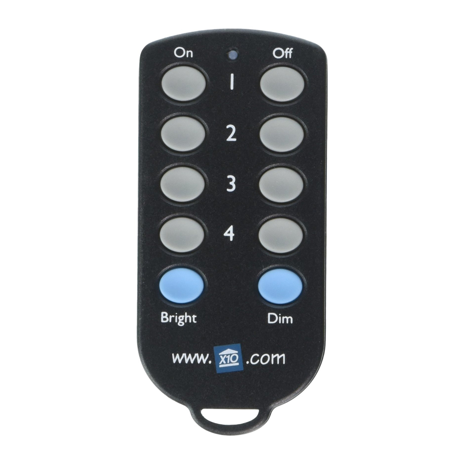 X10 KR22A - Credit Card Controller Manual