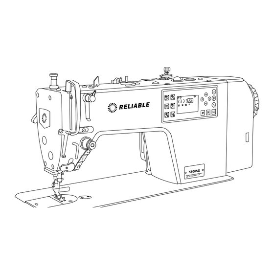 Reliable 5500SD Instruction Manual And Parts Book