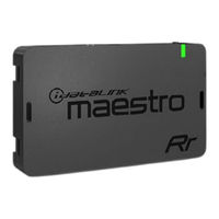 Idatalink maestro APX-S8-FO1 Install Manual