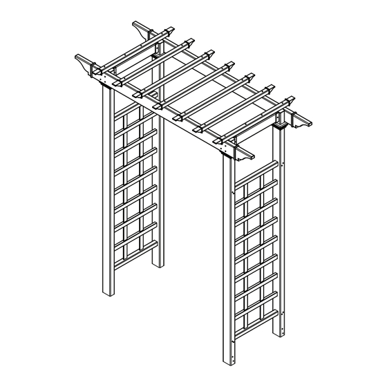 New England The Carolina Arbor Assembly Instructions