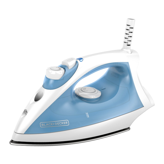 Black & Decker The Classic Steam Dry IRON F63D AS IS And Does Work! Tested.