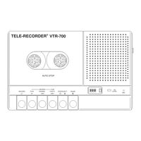 TT Systems Tele-Recorder VTR-700 User Manual