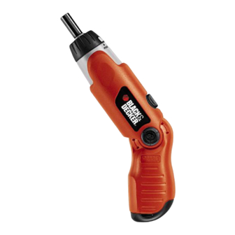 Black & Decker Pivot Driver 3.6V Cordless Screwdriver 9078 With Charger