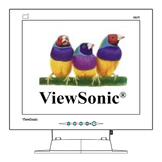 ViewSonic va720-1 Service Manual