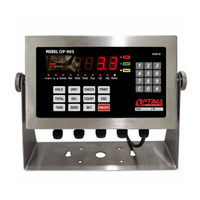 Optima Scale OP-905 User Manual