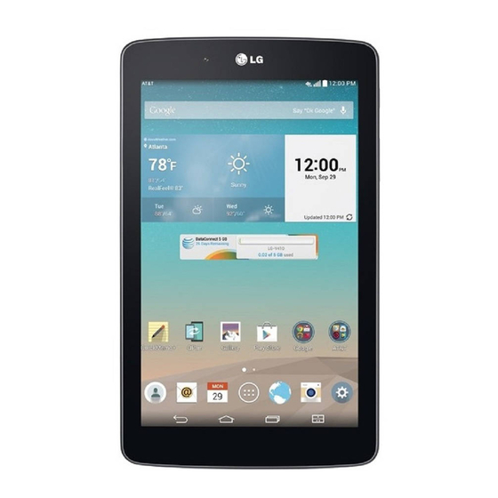 LG G Pad 7.0 LTE User Manual