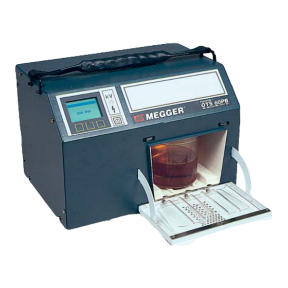 Megger OTS 60PB User Manual
