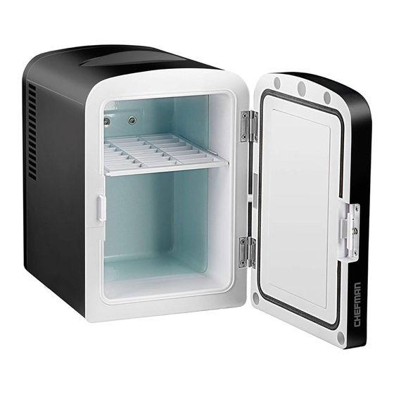 Chefman Portable Mirrored Personal Fridge User Manual