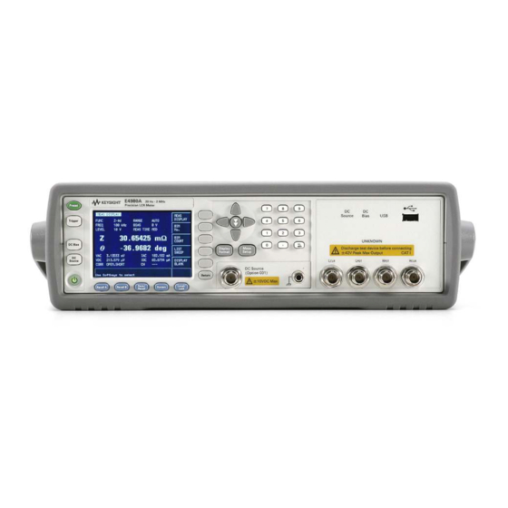 Keysight 4284A Technical Overview