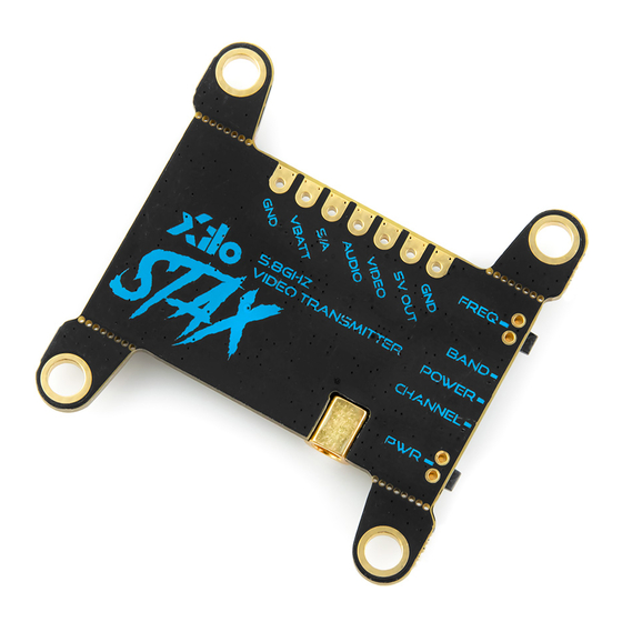 XILO STAX User Manual