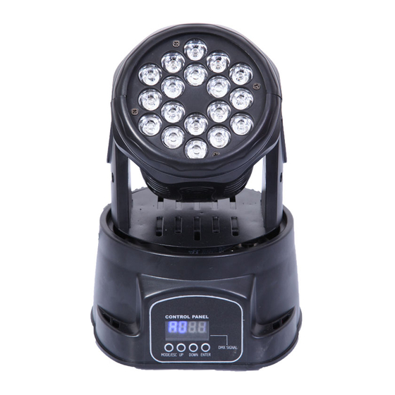 MJ LED LIGHTNING MJ-1005 User Manual