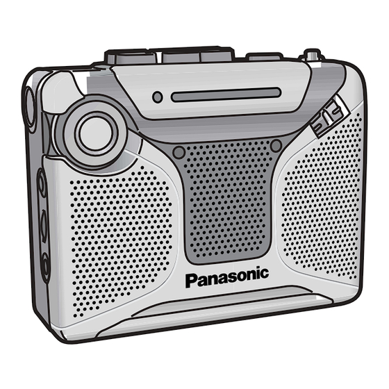 Panasonic RQ-A220 Operating Instructions Manual