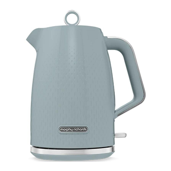 Morphy Richards Metallik jug kettle Instructions Manual