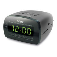 Coby CR-A68 - Dual Alarm Clock Radio User Manual