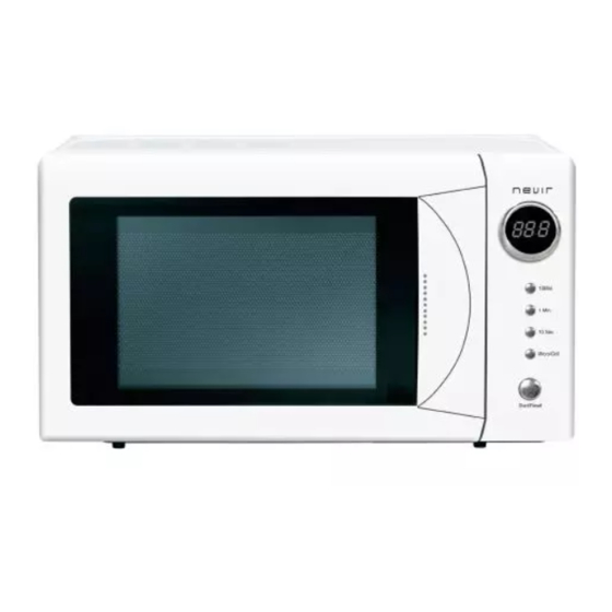 Nevir NVR-6150MDG Instruction Manual