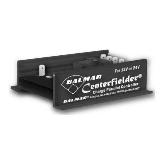 Balmar Centerfielder Installation And Operator's Manual