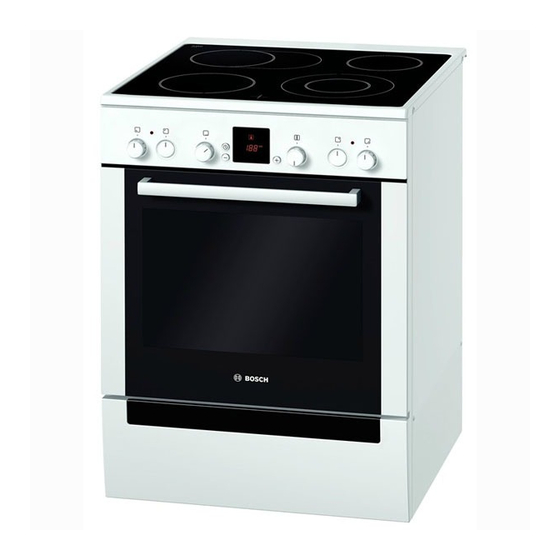 Bosch HCE644123R Instruction Manual