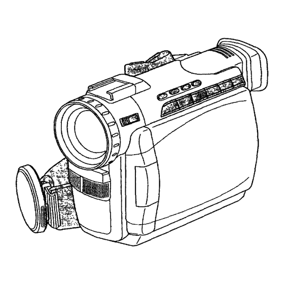 Panasonic Digital Palmcorder PV-DV201 Operating Instructions Manual