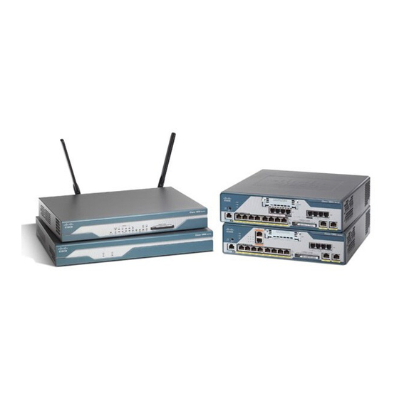 Cisco 1812W - Integrated Services Router Wireless Configuration Manual