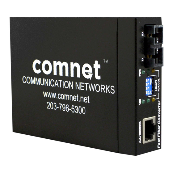 Comnet CWFE2SCM2 Quick Start Manual