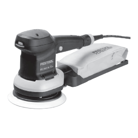 User Manuals: Festool ETS150/3 EQ Random Orbital Sander