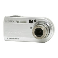 Sony DSC-P100LJ - Cyber-shot Camera Operating Instructions Manual