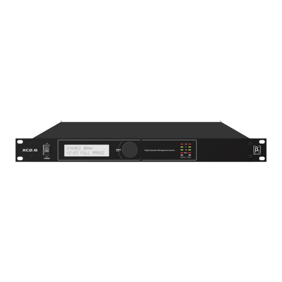 Beta Three XC2.6 User Manual