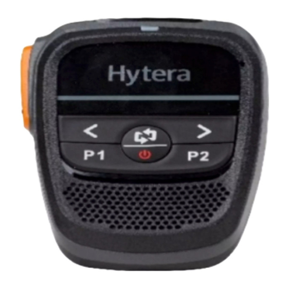 Hytera SM27W2 User Manual