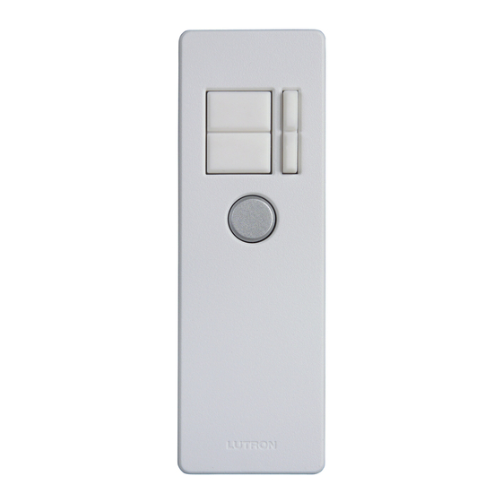 Lutron Electronics MIR-ITFS Instructions