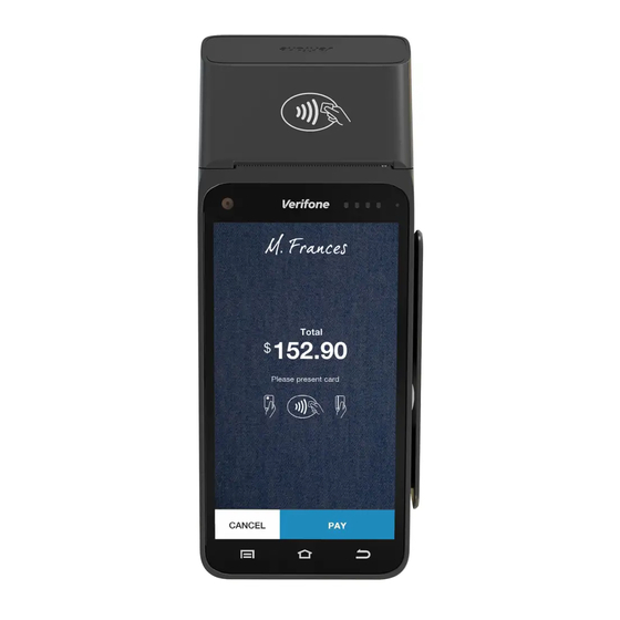 Till Verifone T650p Quick Reference Manual