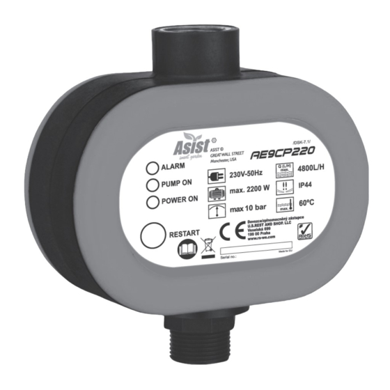 Asist AE9CP220 Instructions For Use Manual