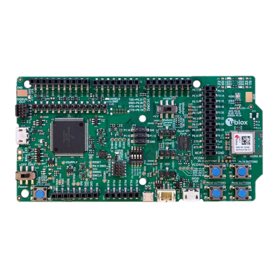 u-blox EVK-NORA-B1 User Manual