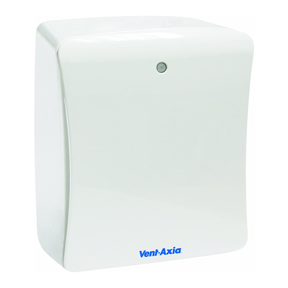 Vent-Axia Solo Plus P Manuals