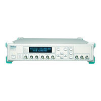 Anritsu MP8931A Operation Manual