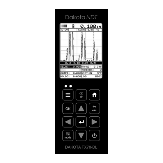 Dakota NDT FX70 Series Operation Manual