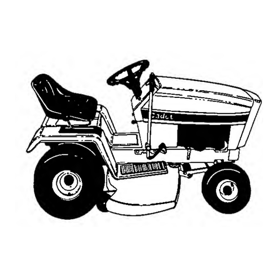 Cub Cadet 805 Owner's Manual