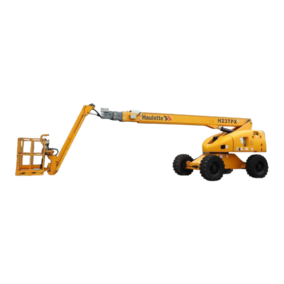 Haulotte Group H21TX Operator's Manual