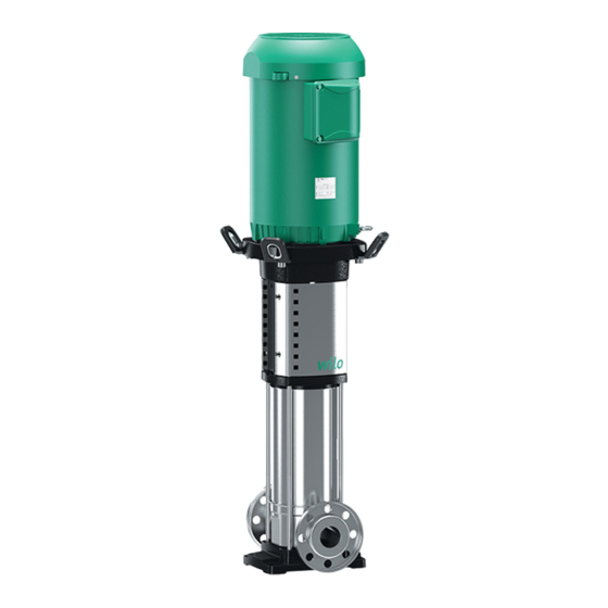 Wilo Helix V 10 Multistage Pump Manuals