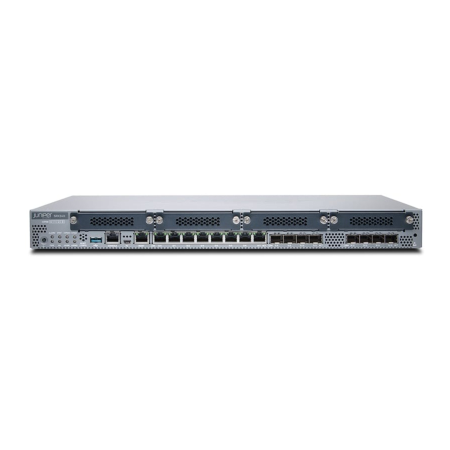 Juniper Day One+ SRX345 Manual