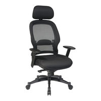 Space Seating SYNCHRO KNEE TILT CHAIR 25004 Operating Instructions