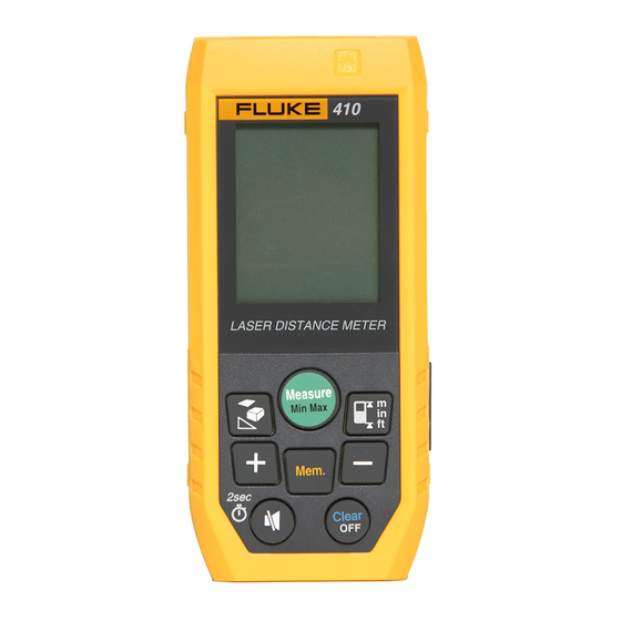 Fluke 405 Safety Information Manual