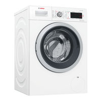 Bosch WAW28460AU Instruction Manual And Installation Instructions
