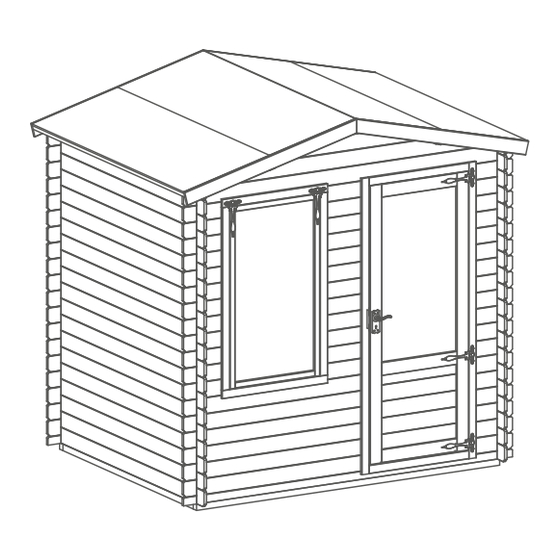 User Manuals: Mercia Garden Products 06LOG001-V1 Cabin