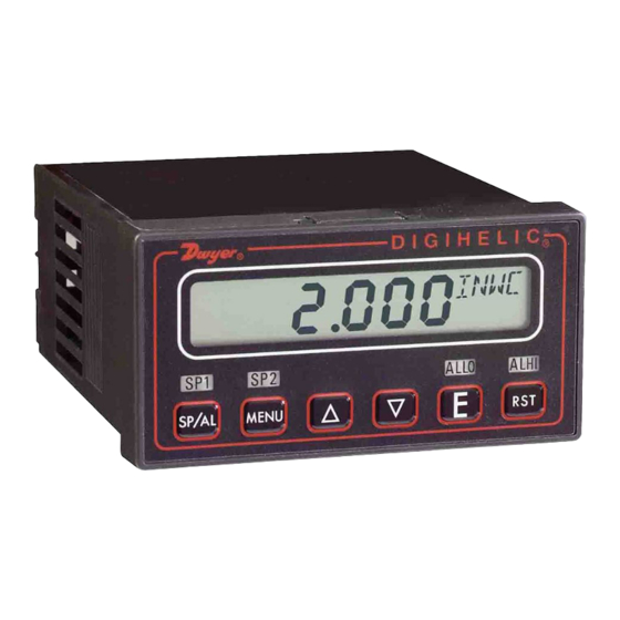 Dwyer Instruments DH-006 Installation And Operating Instructions Manual