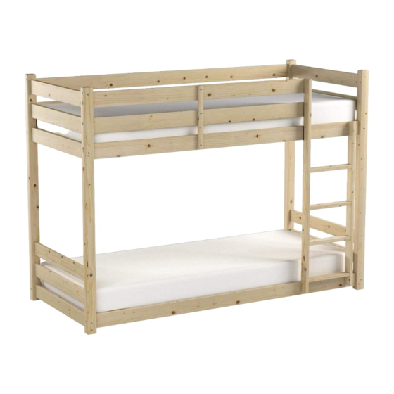Strictly Beds & Bunks PLUTO Assembly Instructions Manual