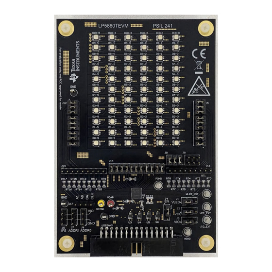 Texas Instruments LP5860TEVM User Manual