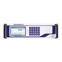 Servomex SERVOPRO Operator's Manual