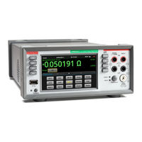 Tektronix KEITHLEY DMM6500 Operating Manual